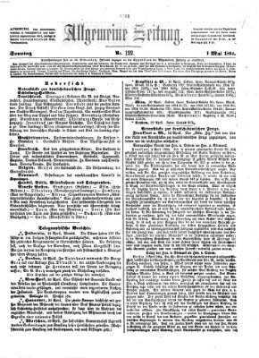 Allgemeine Zeitung Sonntag 1. Mai 1864