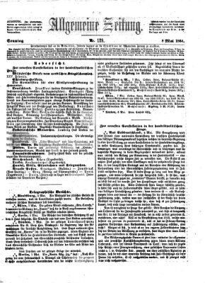 Allgemeine Zeitung Sonntag 8. Mai 1864