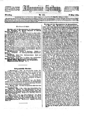 Allgemeine Zeitung Dienstag 10. Mai 1864