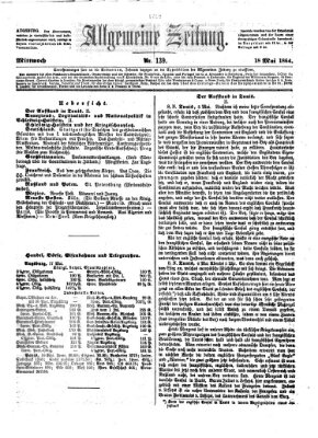 Allgemeine Zeitung Mittwoch 18. Mai 1864