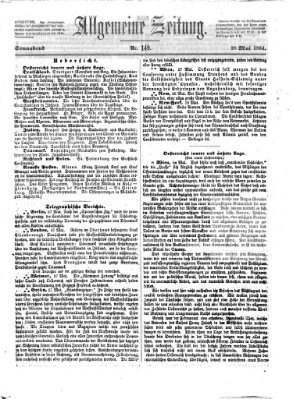 Allgemeine Zeitung Samstag 28. Mai 1864