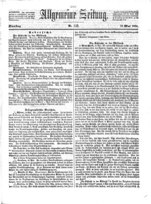 Allgemeine Zeitung Dienstag 31. Mai 1864