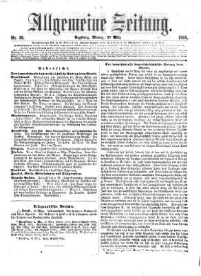 Allgemeine Zeitung Montag 27. März 1865