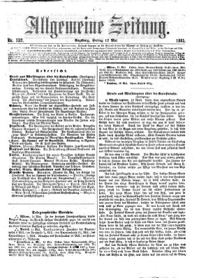 Allgemeine Zeitung Freitag 12. Mai 1865