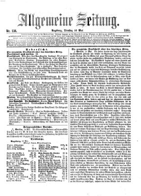 Allgemeine Zeitung Dienstag 16. Mai 1865