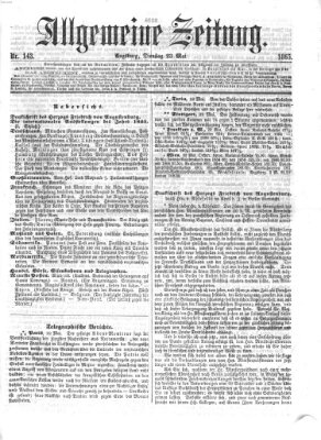 Allgemeine Zeitung Dienstag 23. Mai 1865