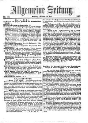 Allgemeine Zeitung Mittwoch 24. Mai 1865