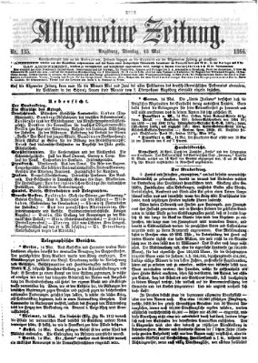 Allgemeine Zeitung Dienstag 15. Mai 1866