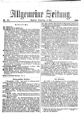 Allgemeine Zeitung Donnerstag 17. Mai 1866