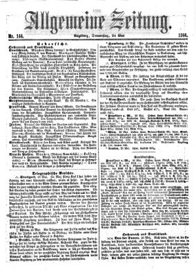 Allgemeine Zeitung Donnerstag 24. Mai 1866