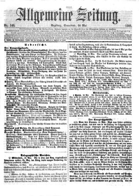 Allgemeine Zeitung Samstag 26. Mai 1866