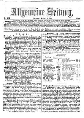 Allgemeine Zeitung Freitag 8. Juni 1866