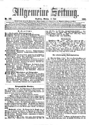 Allgemeine Zeitung Montag 11. Juni 1866