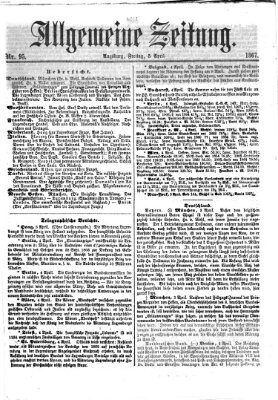 Allgemeine Zeitung Freitag 5. April 1867