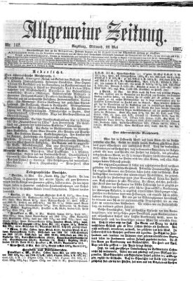 Allgemeine Zeitung Mittwoch 22. Mai 1867