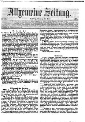 Allgemeine Zeitung Dienstag 28. Mai 1867