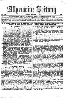 Allgemeine Zeitung Samstag 1. Juni 1867