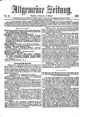 Allgemeine Zeitung Samstag 8. Februar 1868