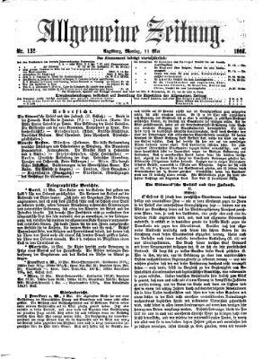 Allgemeine Zeitung Montag 11. Mai 1868