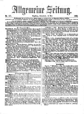 Allgemeine Zeitung Samstag 16. Mai 1868