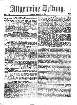 Allgemeine Zeitung Montag 18. Mai 1868