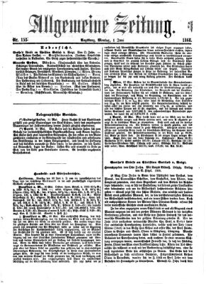 Allgemeine Zeitung Montag 1. Juni 1868