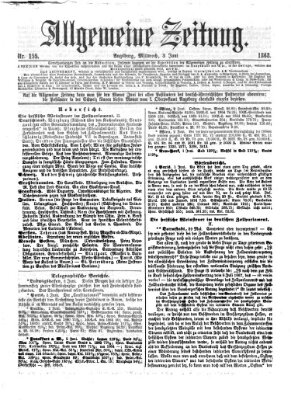 Allgemeine Zeitung Mittwoch 3. Juni 1868