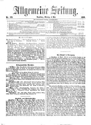 Allgemeine Zeitung Montag 3. Mai 1869