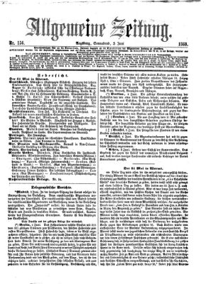 Allgemeine Zeitung Samstag 5. Juni 1869