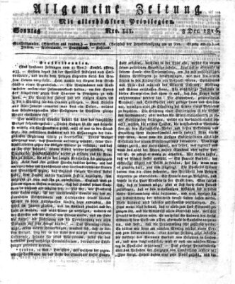 Allgemeine Zeitung Sonntag 8. Dezember 1816