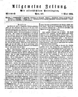 Allgemeine Zeitung Mittwoch 7. Mai 1823