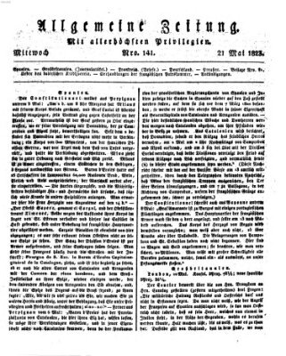 Allgemeine Zeitung Mittwoch 21. Mai 1823