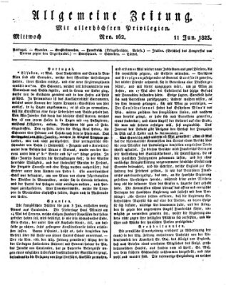 Allgemeine Zeitung Mittwoch 11. Juni 1823