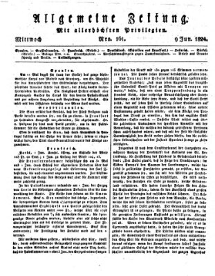 Allgemeine Zeitung Mittwoch 9. Juni 1824