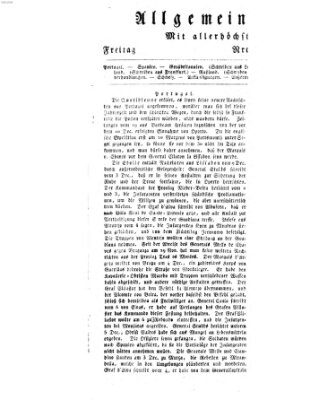 Allgemeine Zeitung Donnerstag 28. Dezember 1826