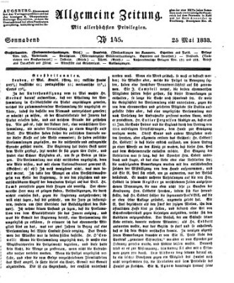 Allgemeine Zeitung Samstag 25. Mai 1833