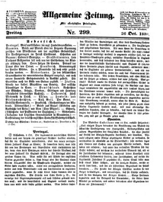 Allgemeine Zeitung Freitag 26. Oktober 1838