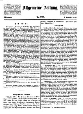 Allgemeine Zeitung Mittwoch 9. Oktober 1850