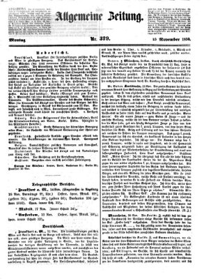 Allgemeine Zeitung Montag 25. November 1850