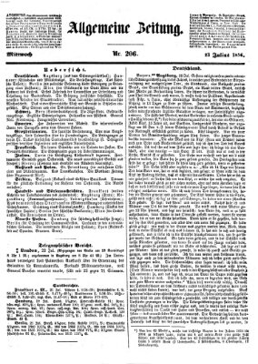 Allgemeine Zeitung Mittwoch 23. Juli 1856