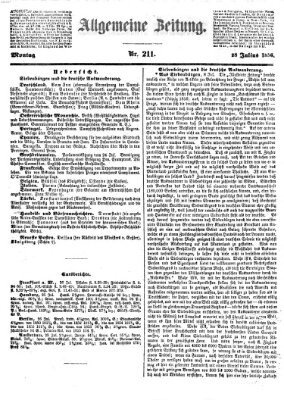 Allgemeine Zeitung Montag 28. Juli 1856