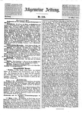 Allgemeine Zeitung Freitag 14. Mai 1858