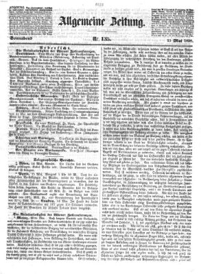 Allgemeine Zeitung Samstag 15. Mai 1858