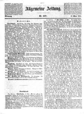 Allgemeine Zeitung Montag 17. Mai 1858