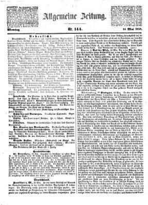 Allgemeine Zeitung Montag 24. Mai 1858