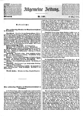 Allgemeine Zeitung Mittwoch 26. Mai 1858