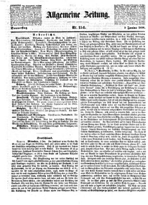 Allgemeine Zeitung Donnerstag 3. Juni 1858