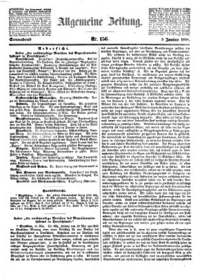 Allgemeine Zeitung Samstag 5. Juni 1858