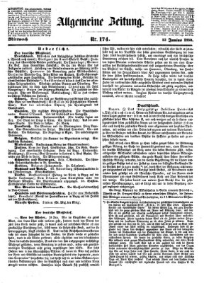 Allgemeine Zeitung Mittwoch 23. Juni 1858