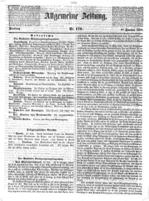 Allgemeine Zeitung Freitag 25. Juni 1858